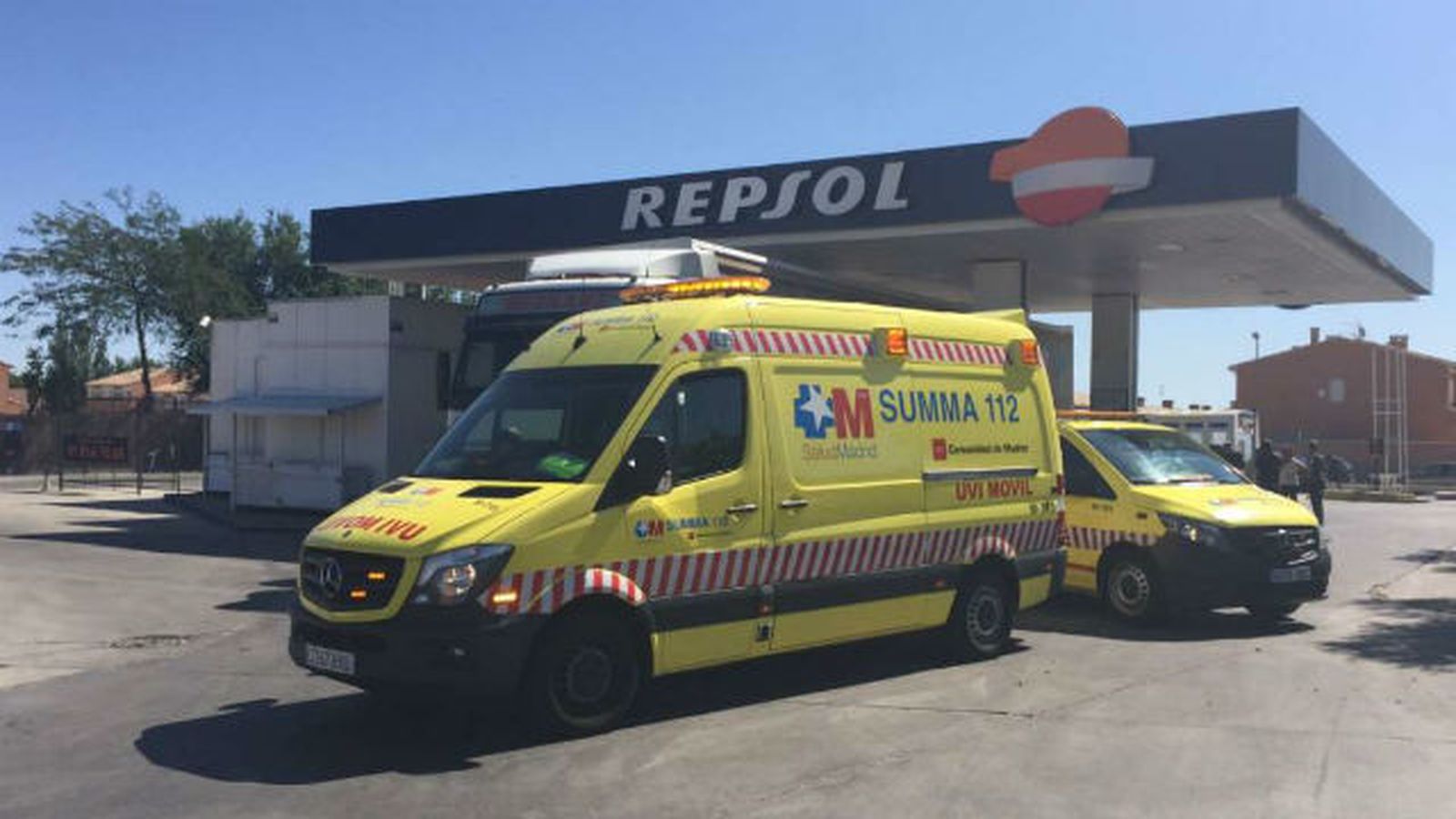 El Summa en el lugar del accidente