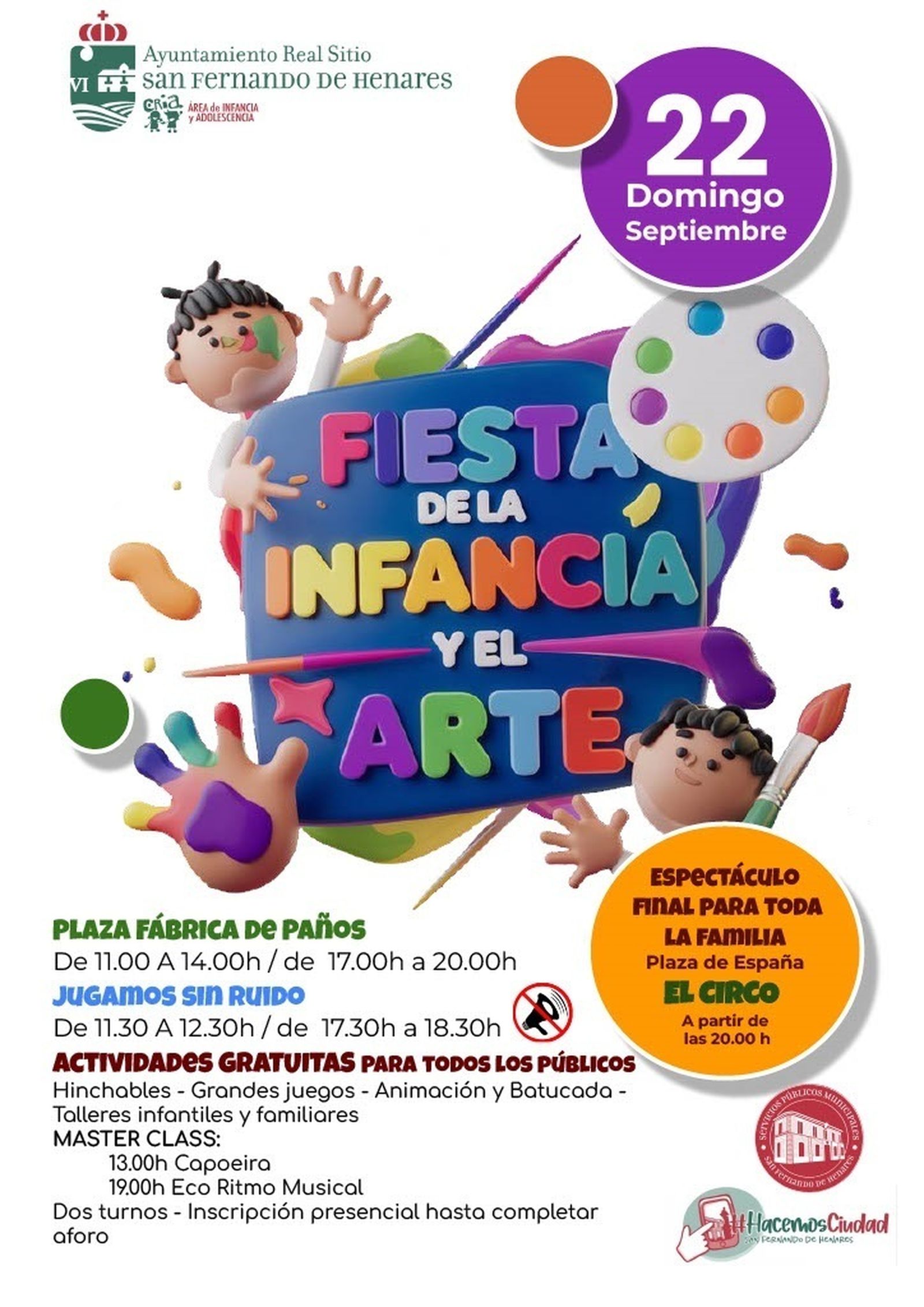Cartel del Día de la Infancia y la Adolescencia de San Fernando de Henares