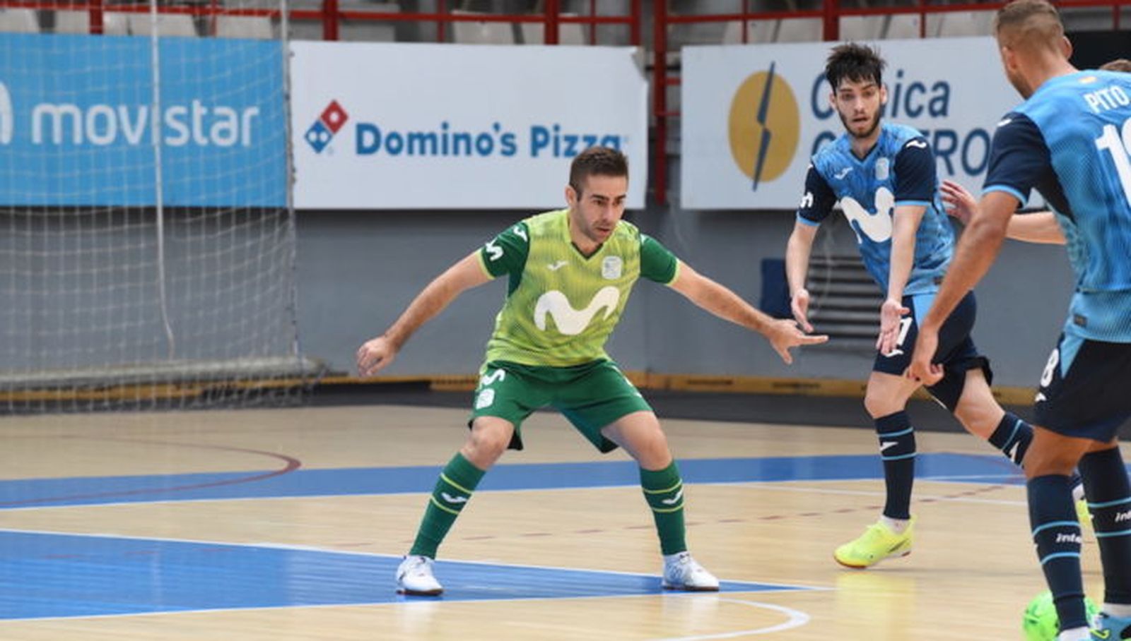 Cecilio, en una sesión de entrenamiento en el Jorge Garbajosa en el inicio de temporada 20/21