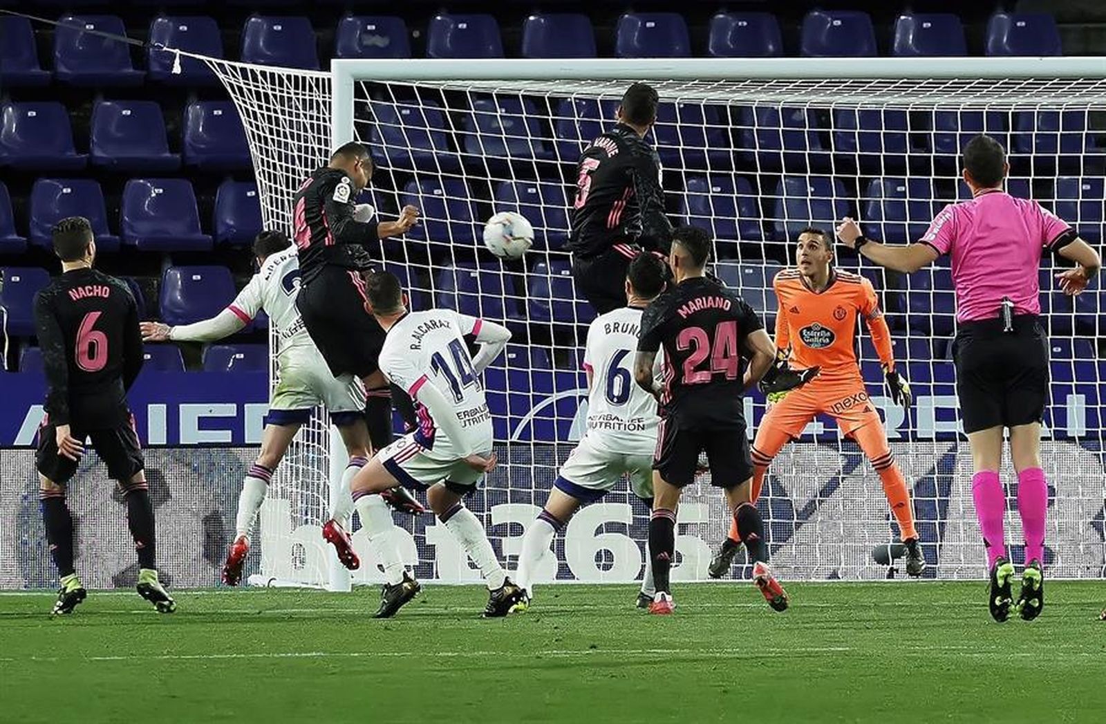 Partido Real Madrid contra Valladolid