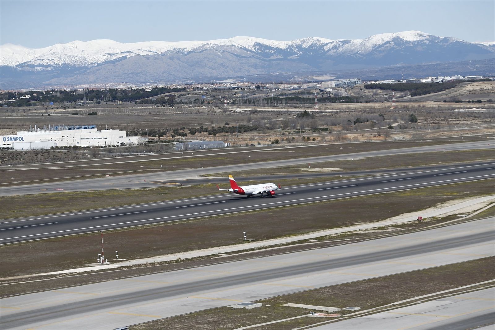 Pistas del aeropuerto de Madrid-Barajas