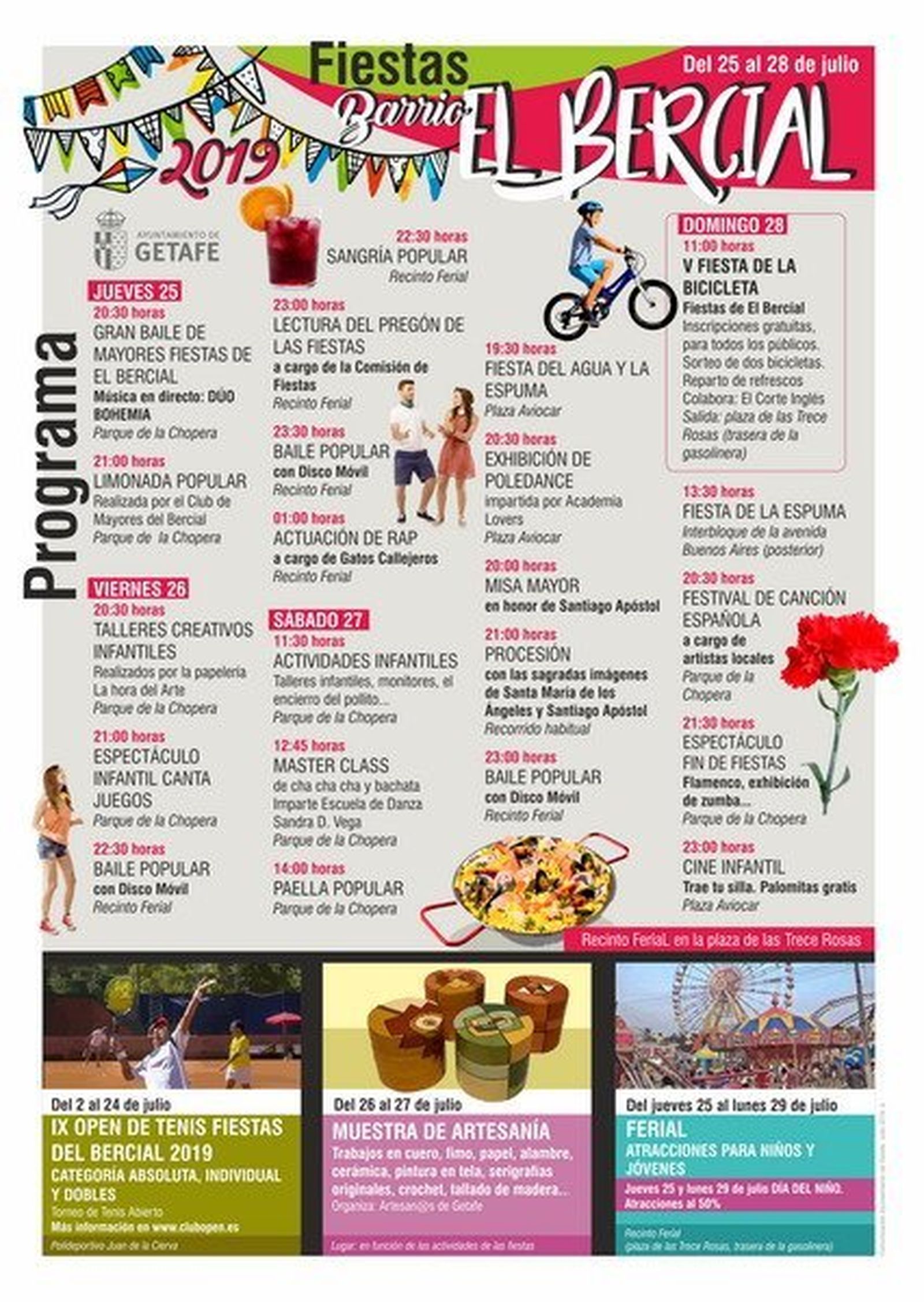 Programa fiestas El Bercial