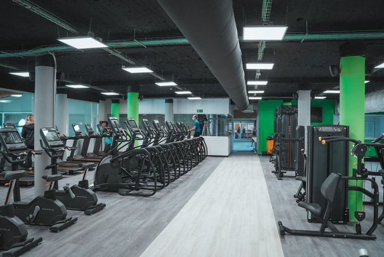 Una de las nuevas salas del complejo deportivo de Colmenar Viejo