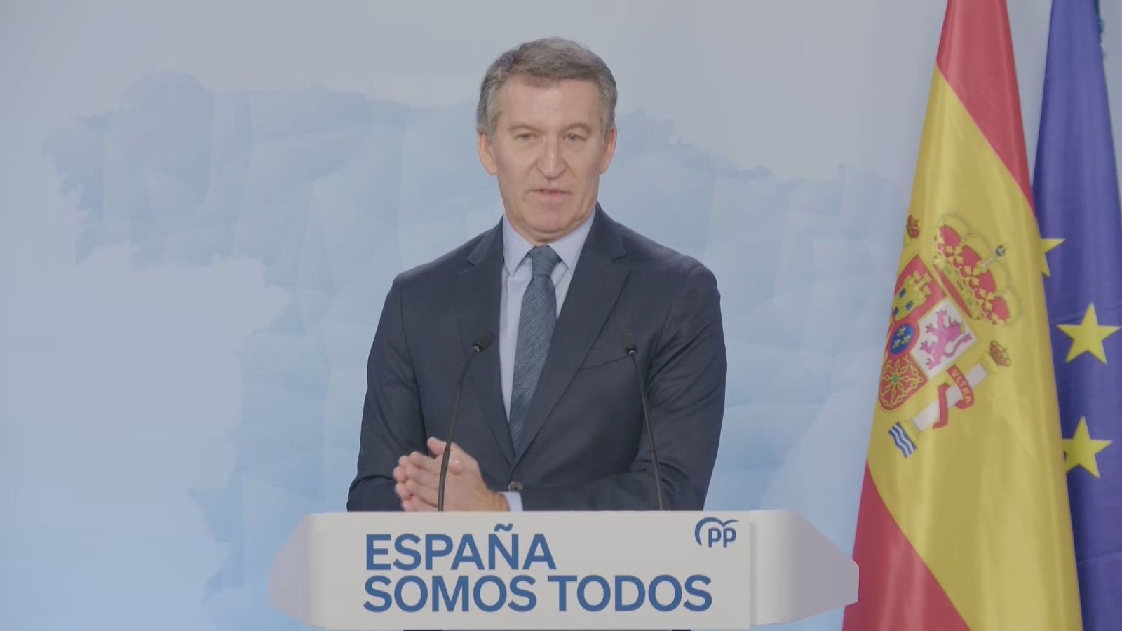 Feijóo acusa al Gobierno de Sánchez de alejarse de los ciudadanos y desacreditar las instituciones