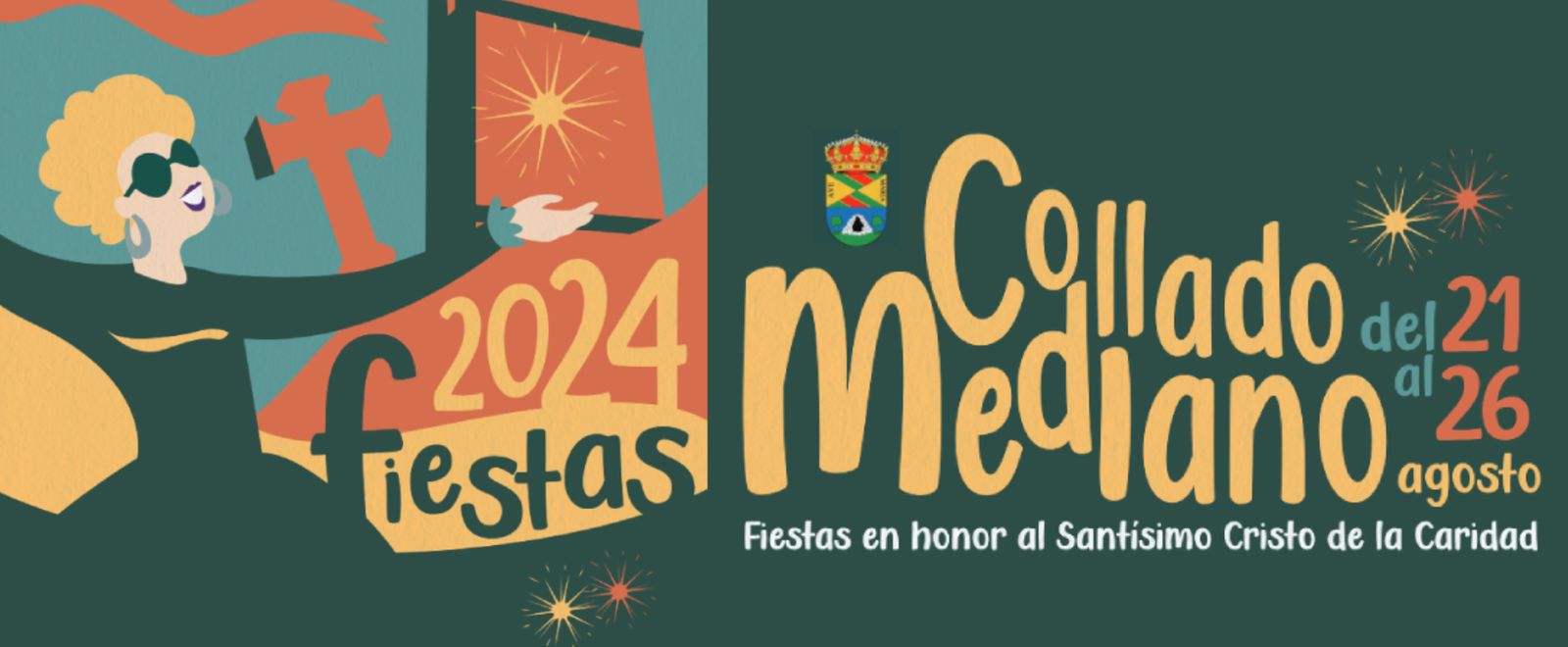 Cartel fiestas de Collado Mediano 2024