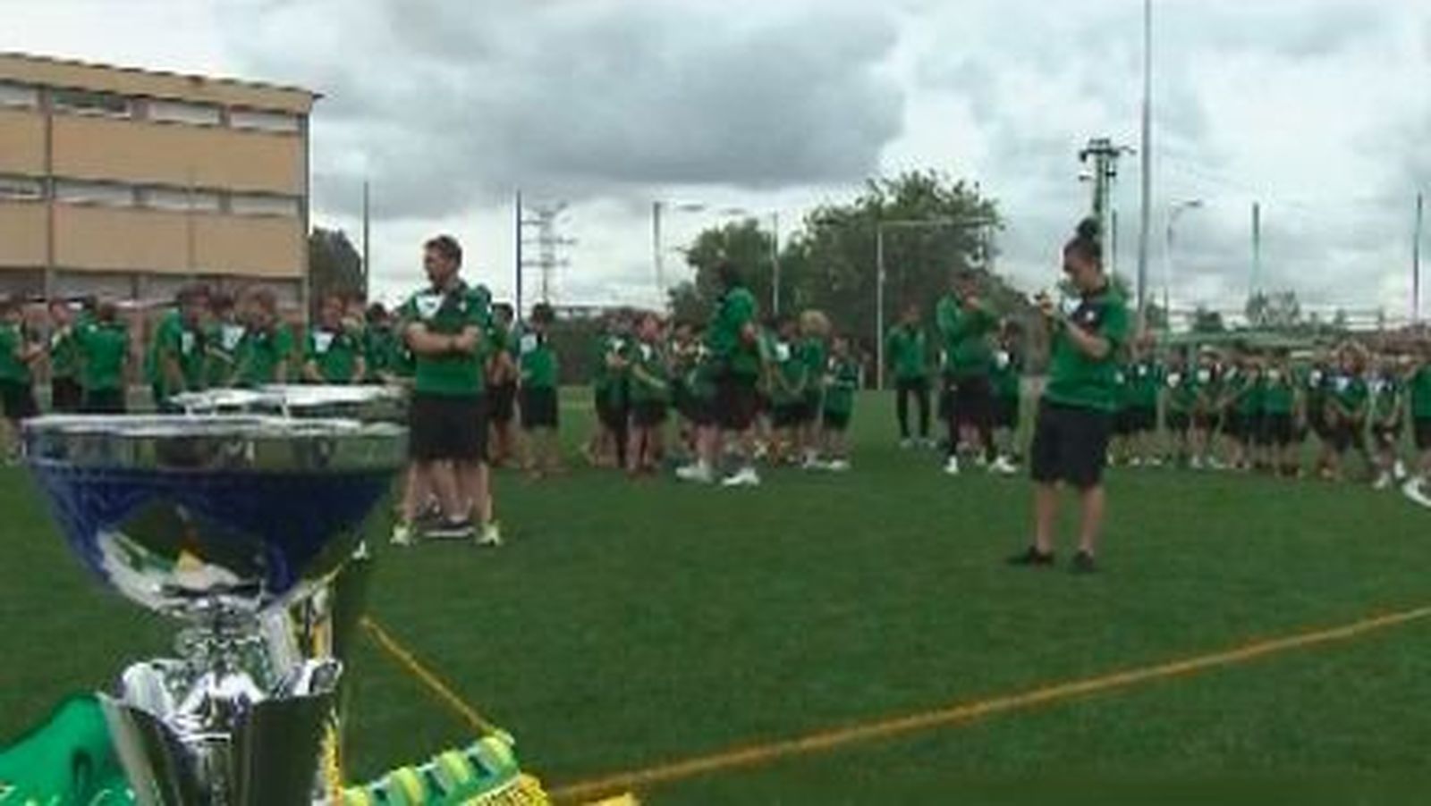 El Alzola-Halcones de Orcasitas estrena césped