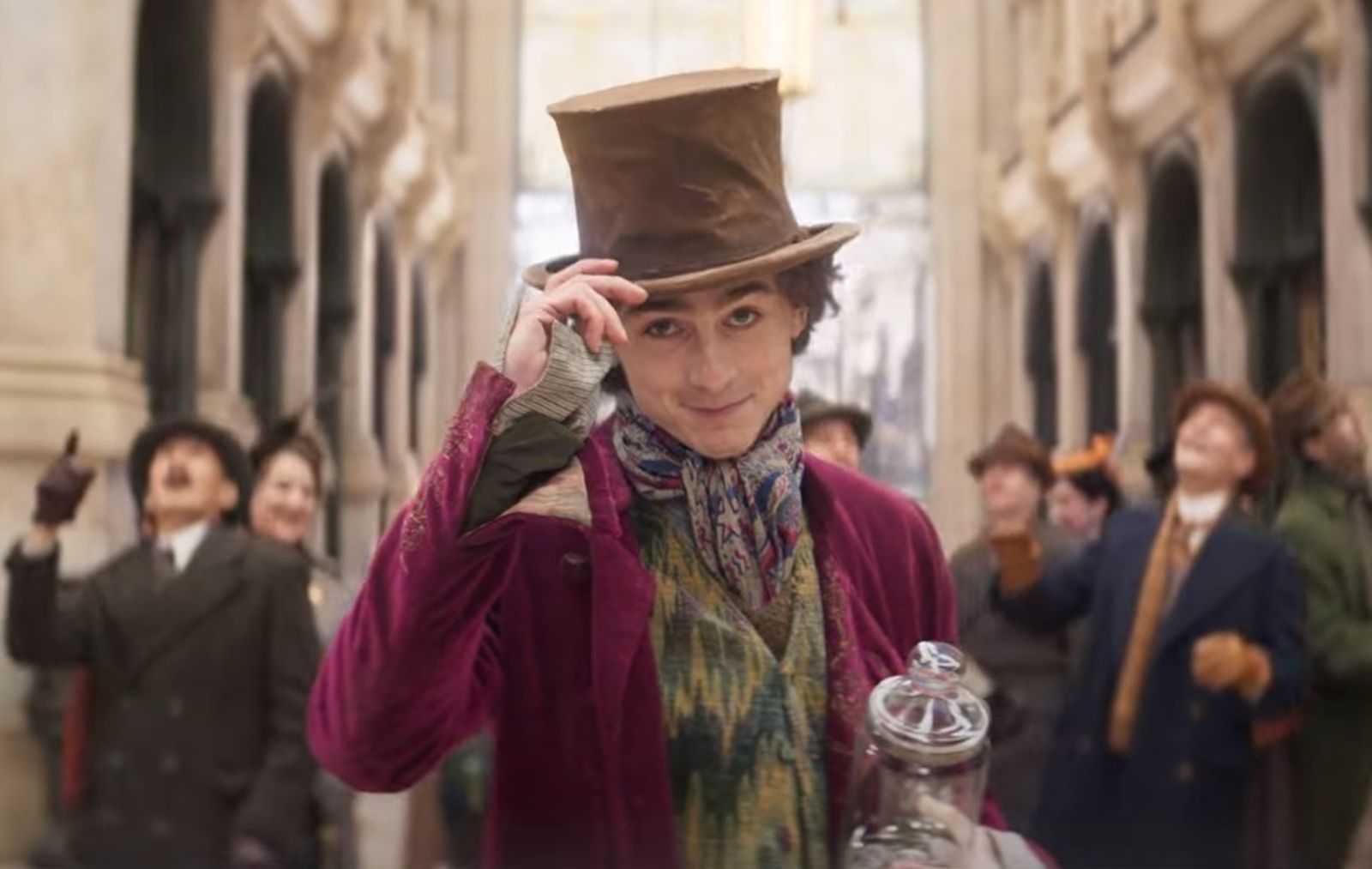 Imagen de la película Willy Wonka de 2023