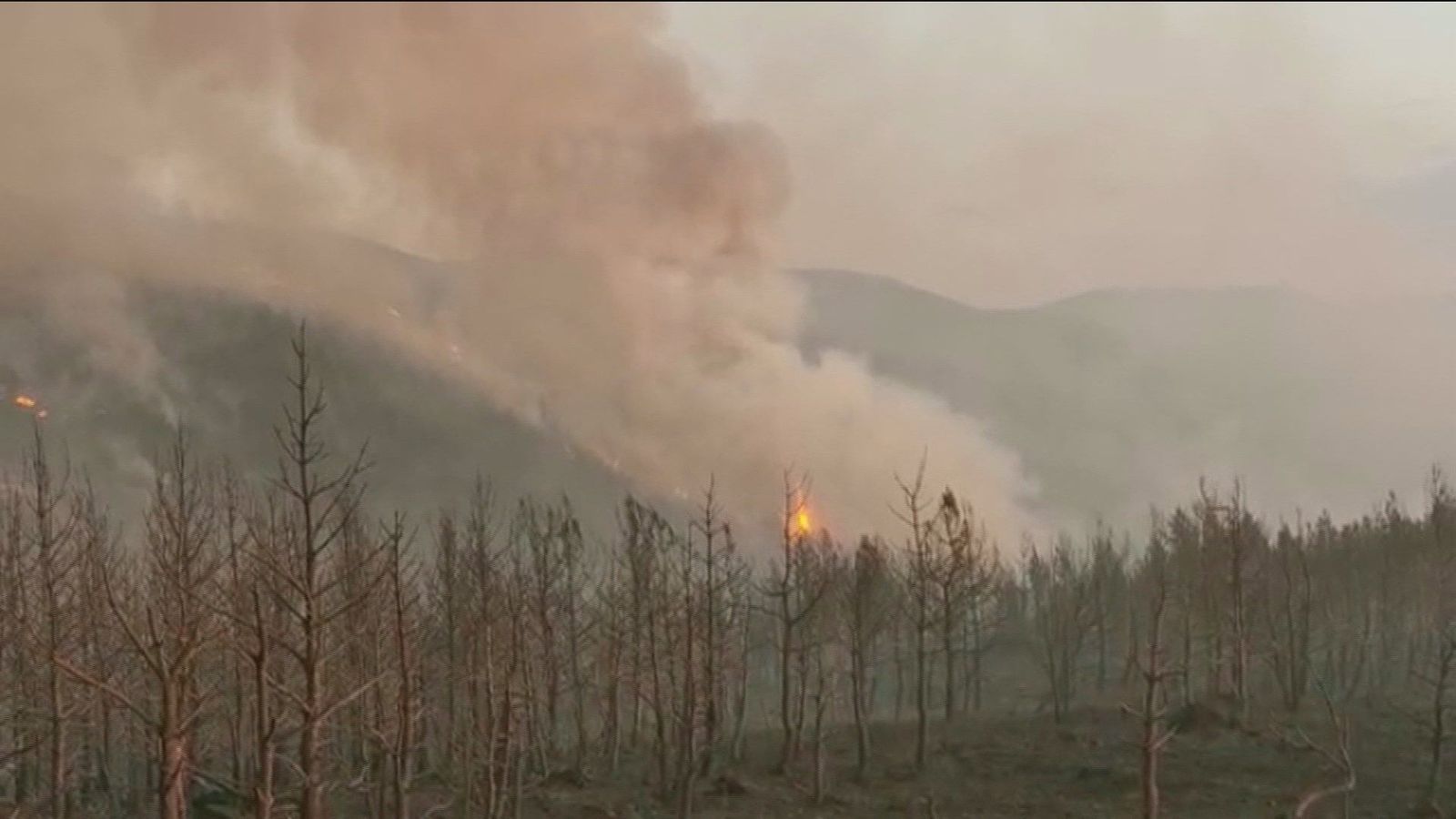 La Granja y Miraflores hacen balance de los daños causados por el fuego