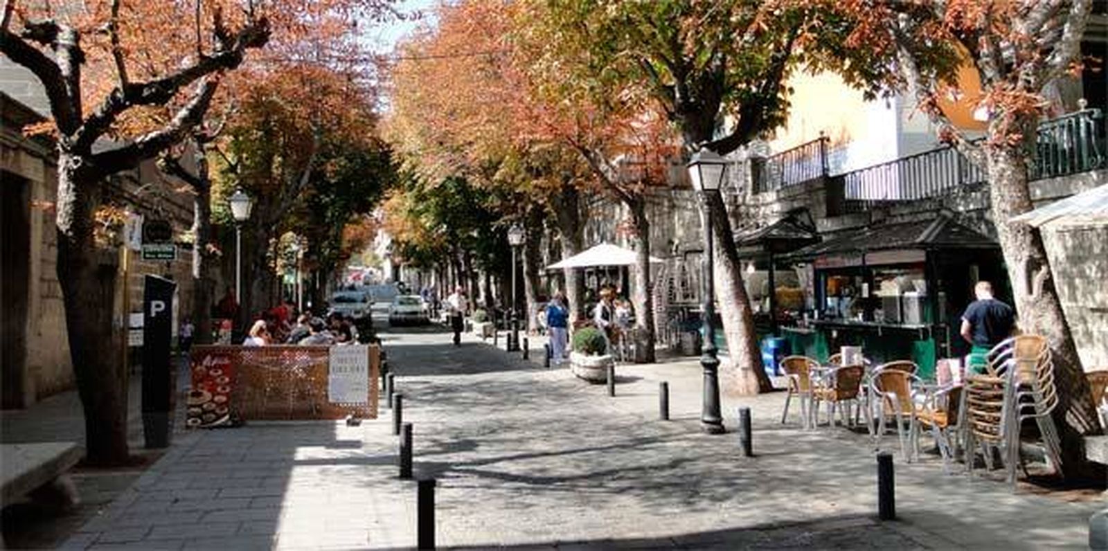 Calle Floridablanca, en San Lorenzo de El Escorial