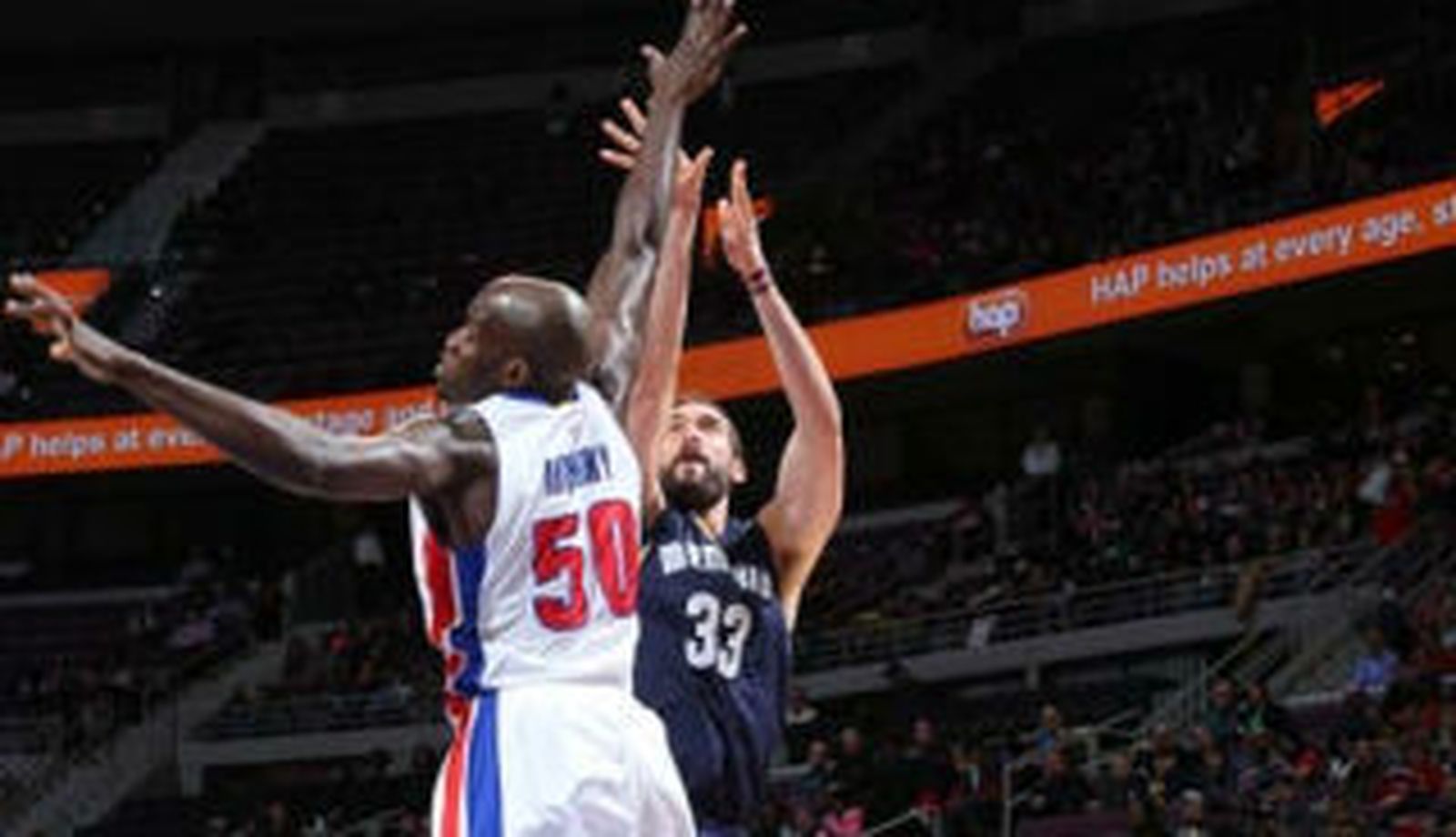 Marc Gasol ante los Pistons