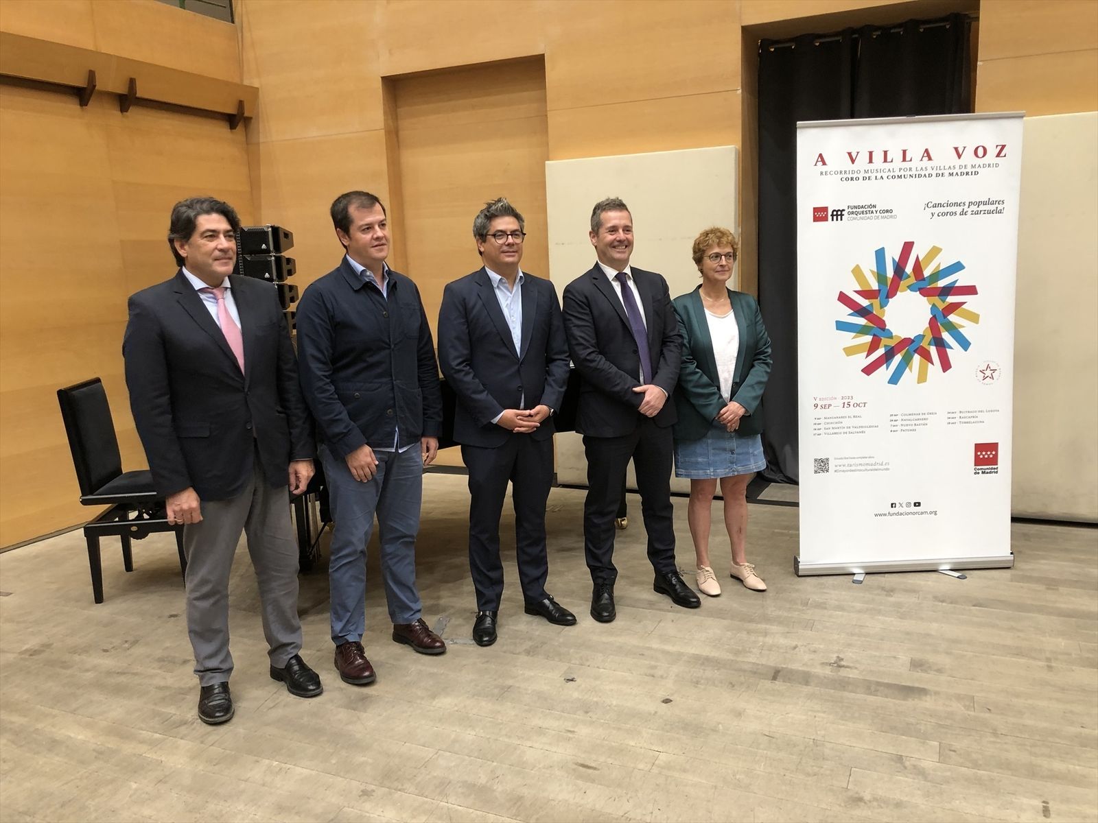 Presentación de la V edición de 'A Villa Voz', propuesta musical que recorrerá las once villas madrileñas para aunar música y patrimonio