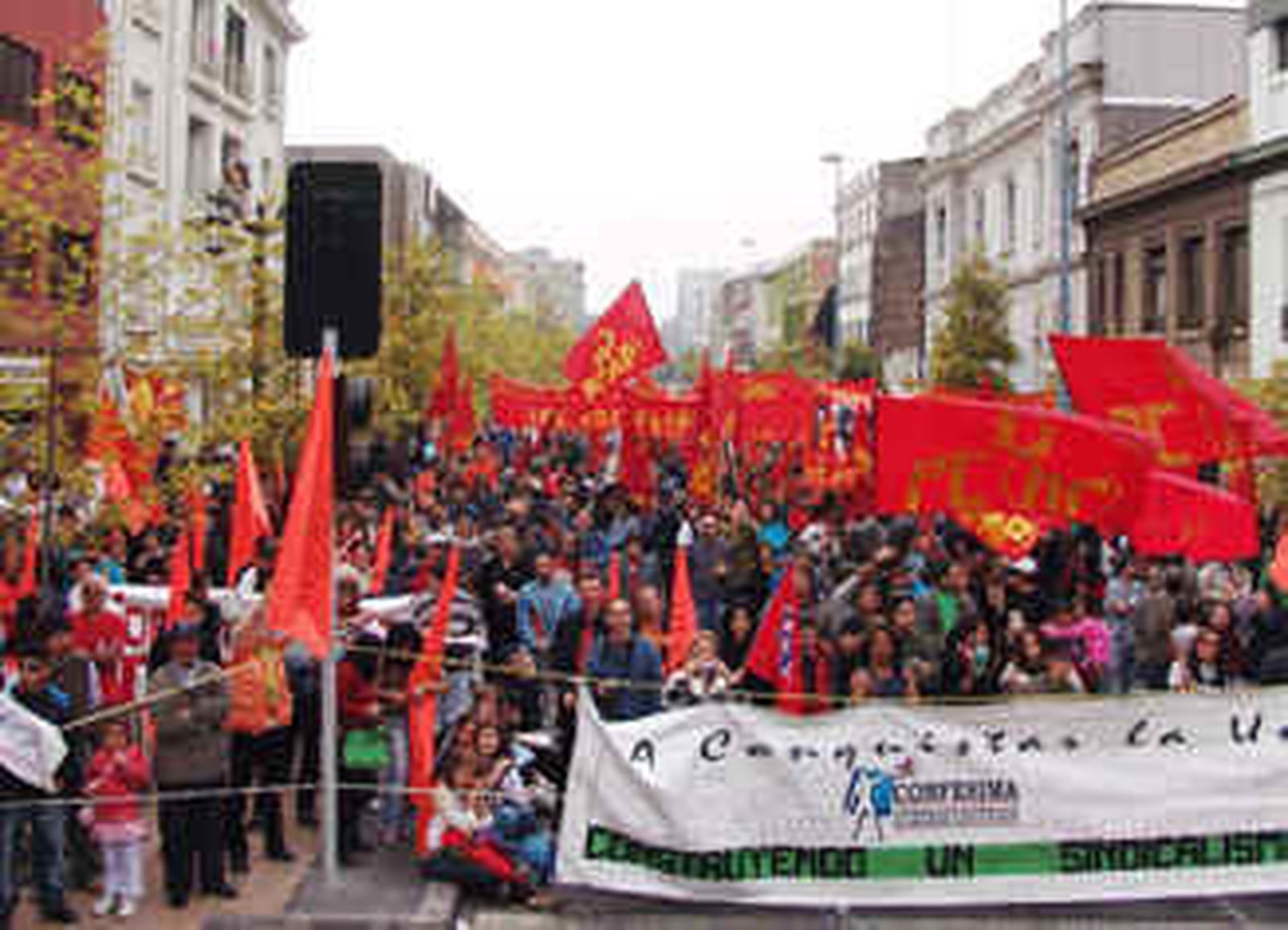 Los sindicatos celebran  más de  80 actos y manifestaciones contra los recortes sociales