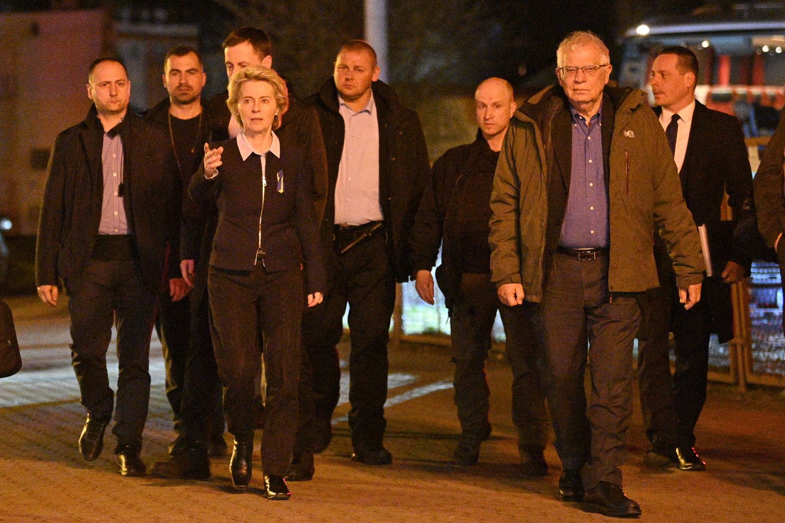 Von der Leyen y Borrell llegan a Kiev para conocer la situación de la guerra