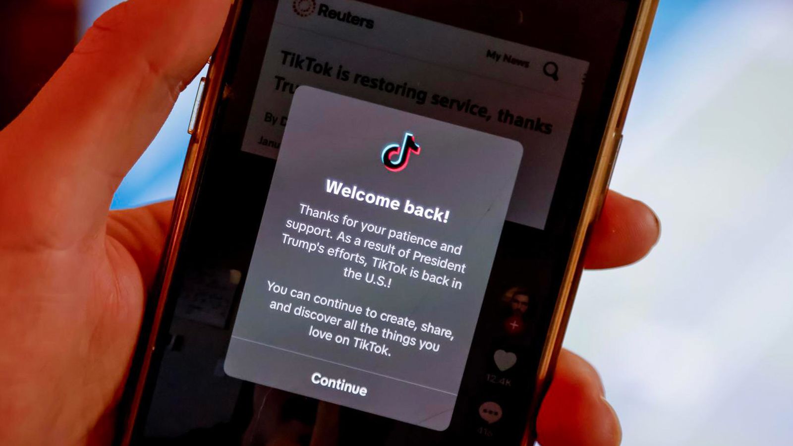 TikTok vuelve a estar disponible en Estados Unidos