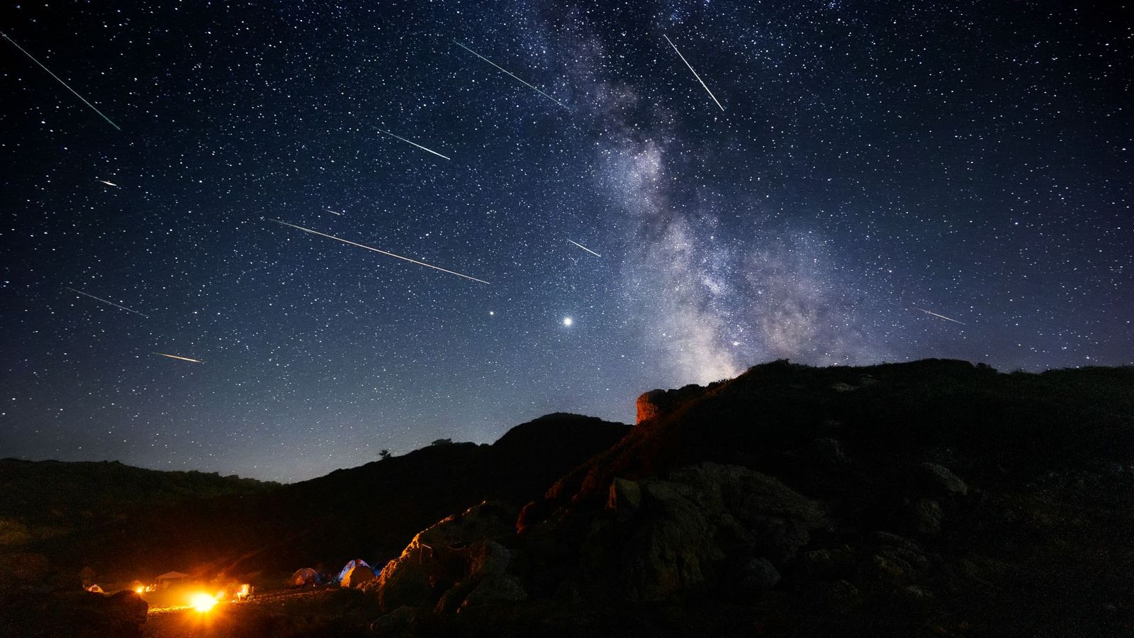 La estación de Valdesquí, lista para recibir las perseidas