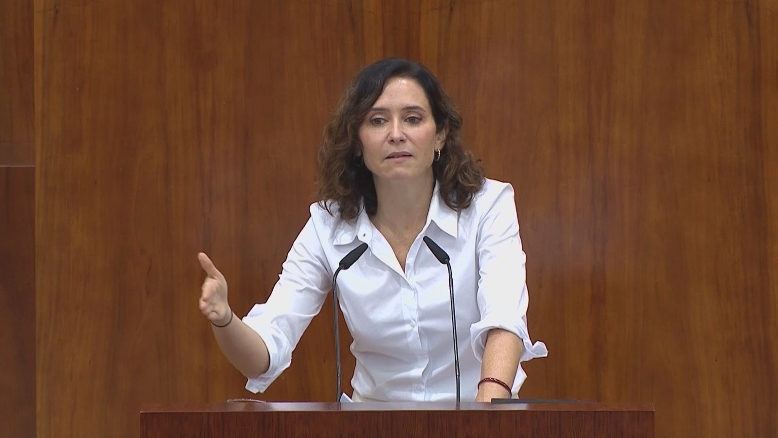 La presidenta regional, Isabel Díaz Ayuso