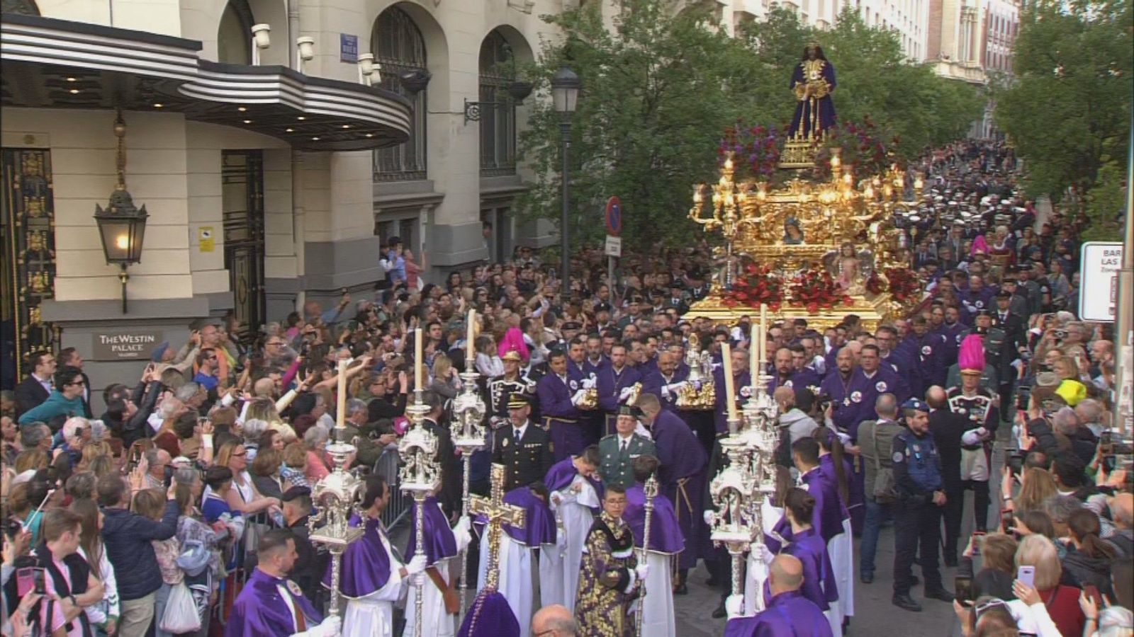 Semana Santa en Madrid capital: Estas son las calles cortadas al tráfico por las procesiones