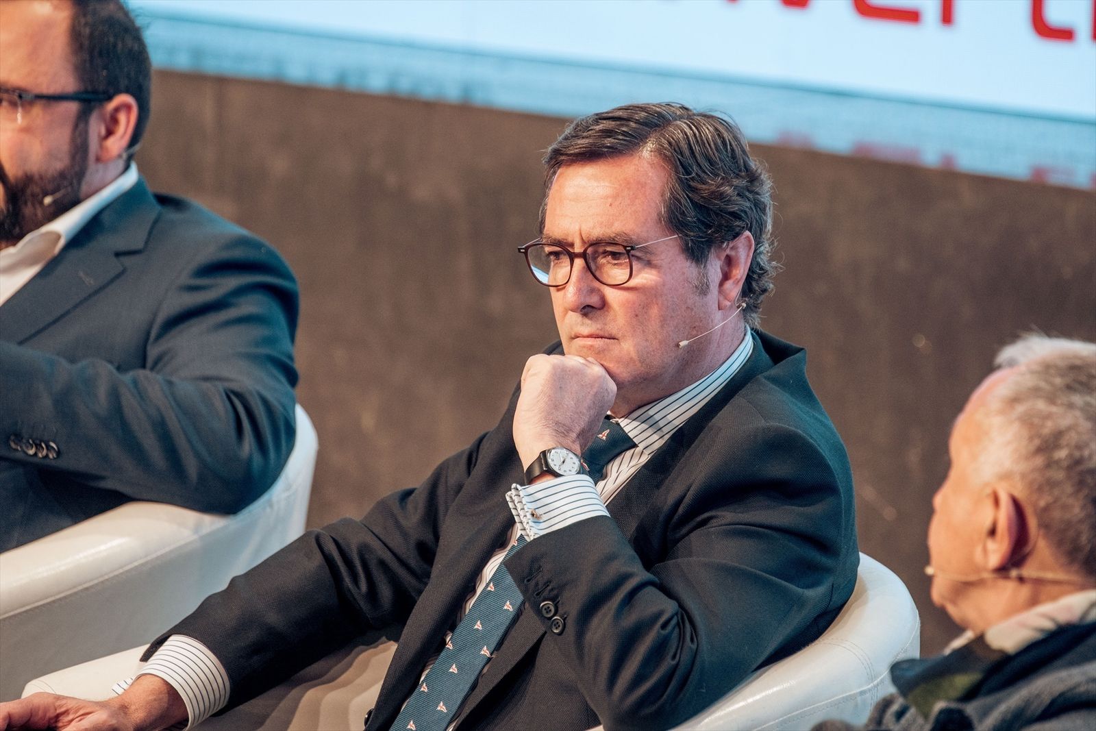 El presidente de la CEOE, Antonio Garamendi