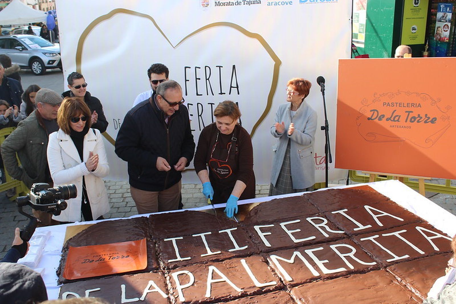 Palmerita gigante creada para la anterior edición de la fiesta morateña
