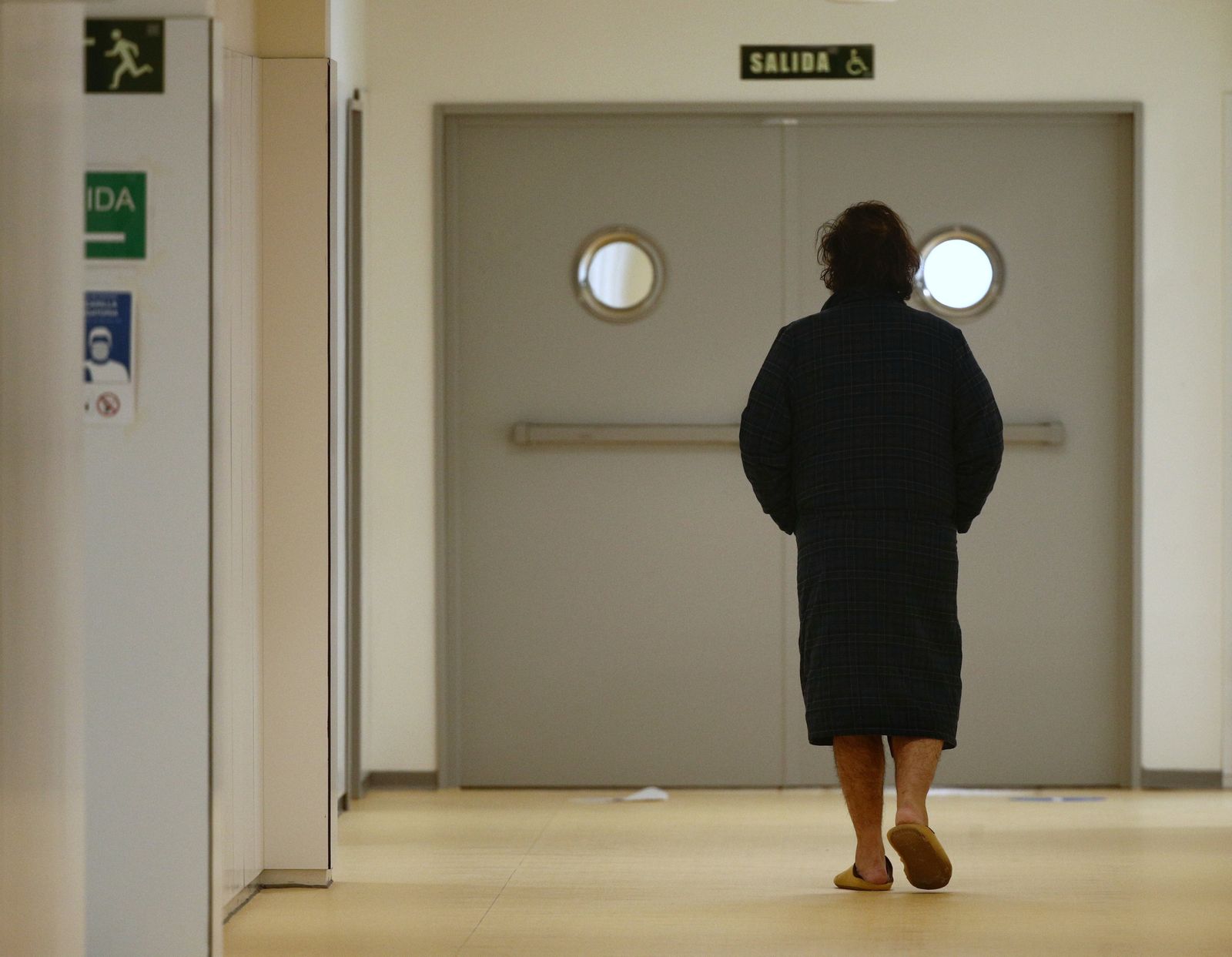 Paciente de un hospital público madrileño