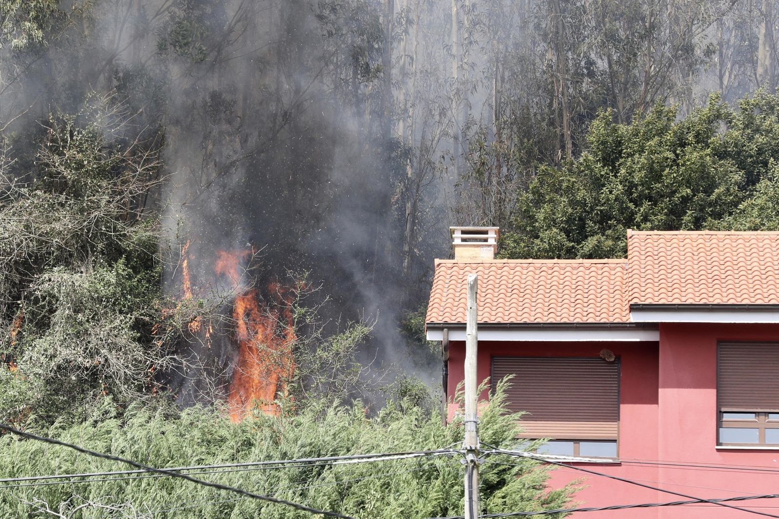 Incendio en Asturias