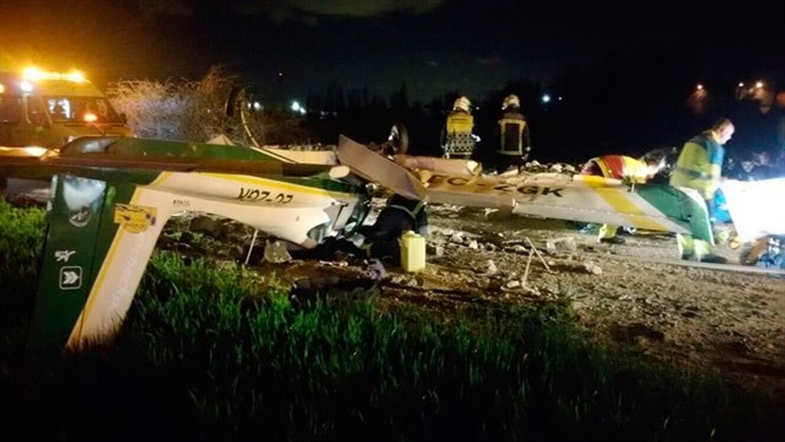 Accidente avioneta