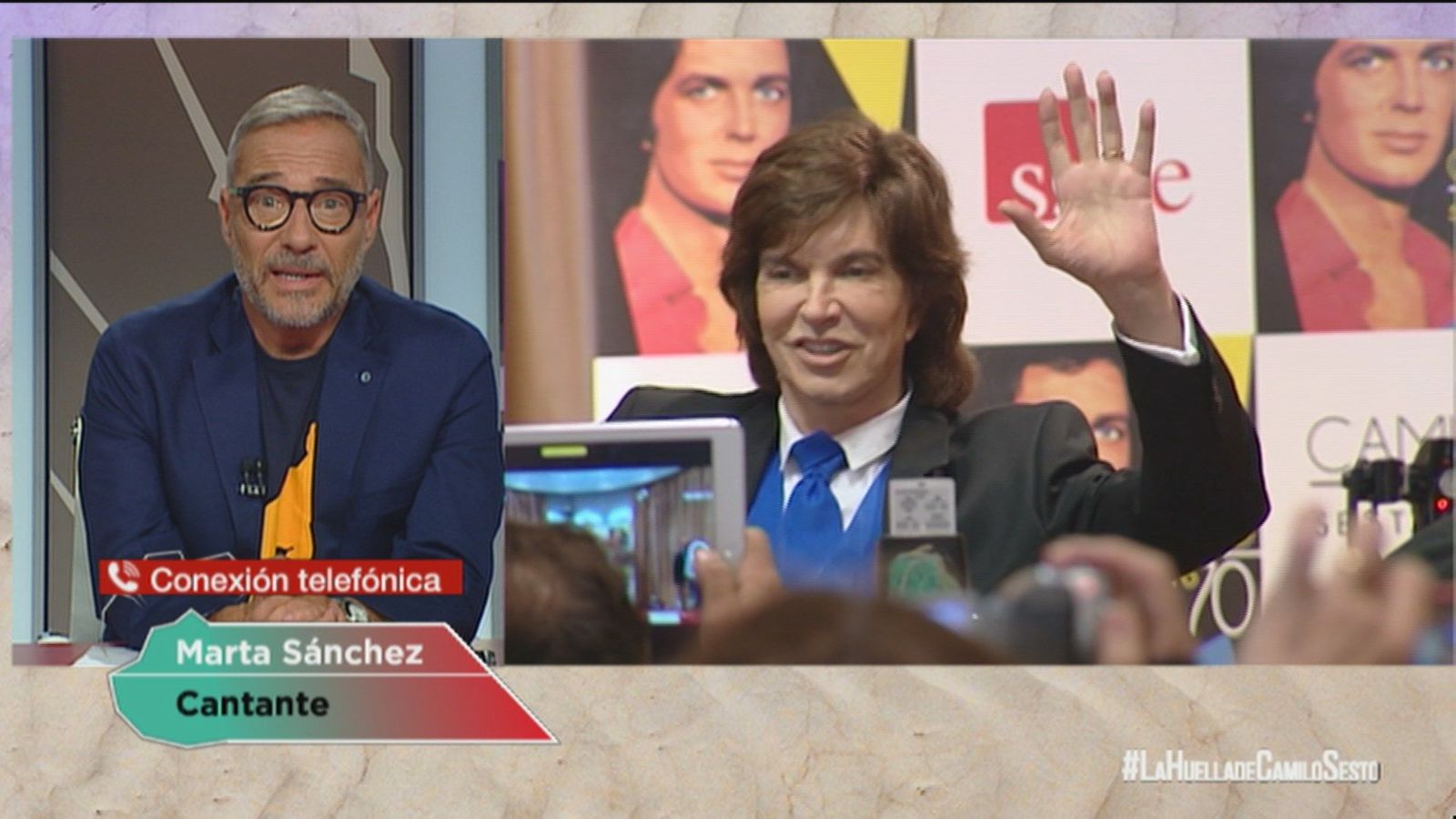 Marta Sánchez: “Pocos cantantes se atrevían a cantar con Camilo Sesto”