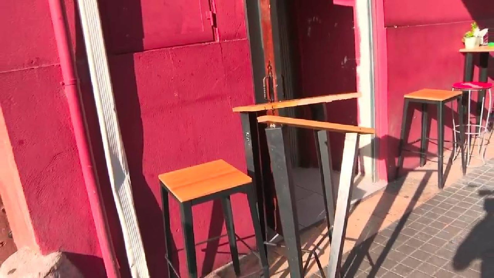 Atropello en una terraza de Aranjuez