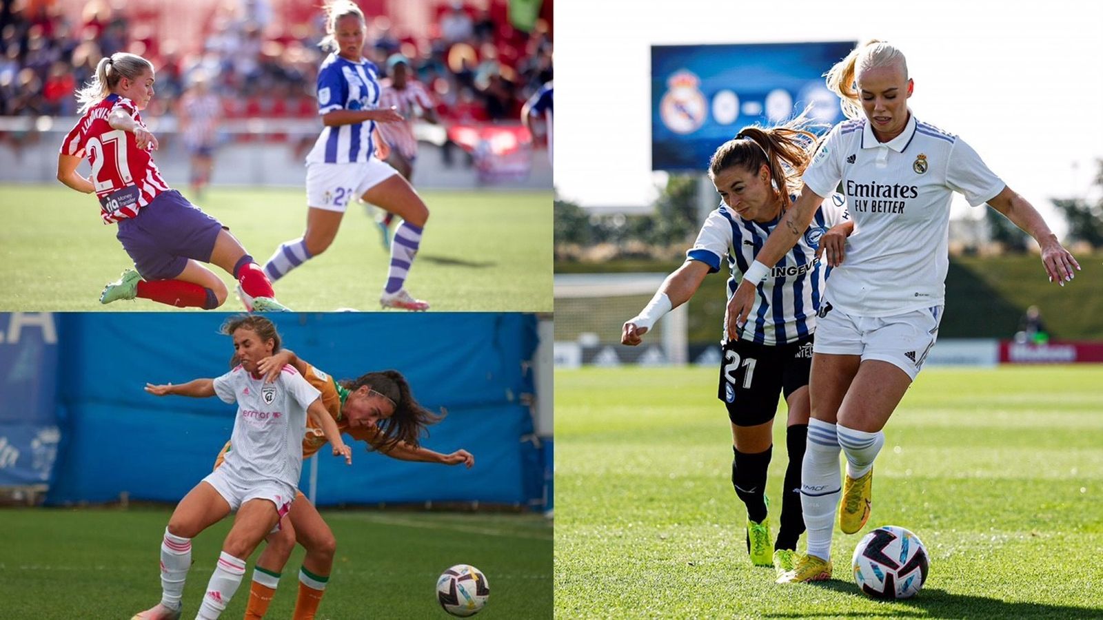 Real Madrid, Madric CFF y Atlético de Madrid