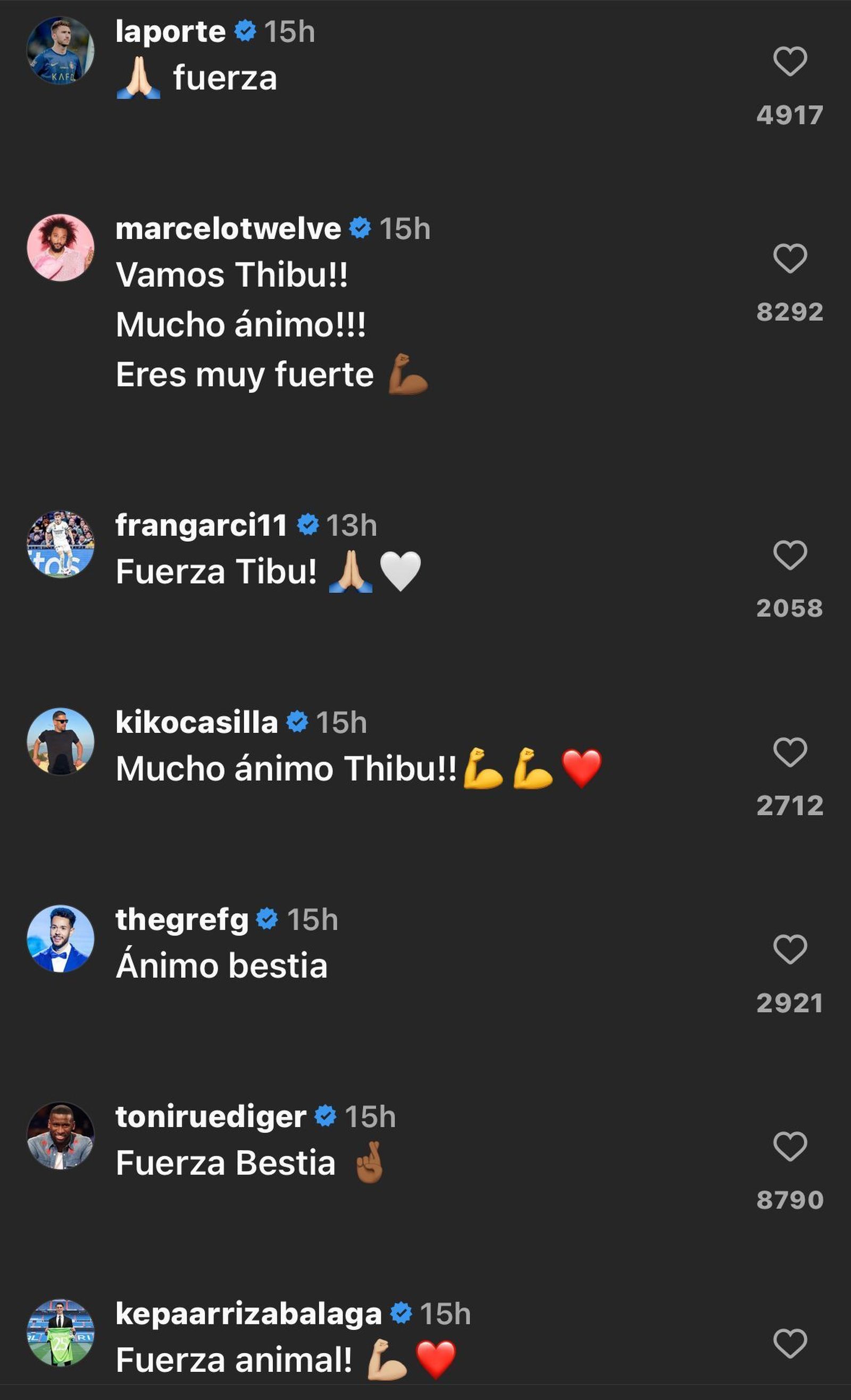 Comentarios de IG