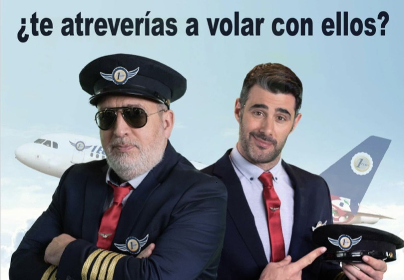 Leo Harlem y David Amor son pilotos del disparatado especial “Mira quien vuela”