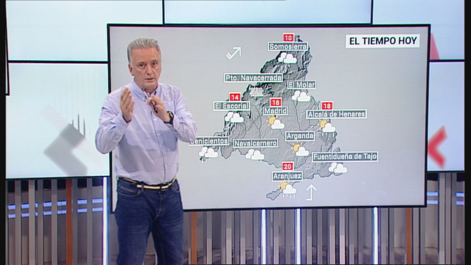 Miércoles con más lluvia y viento en Madrid, aunque la borrasca Bárbara se 'suaviza'