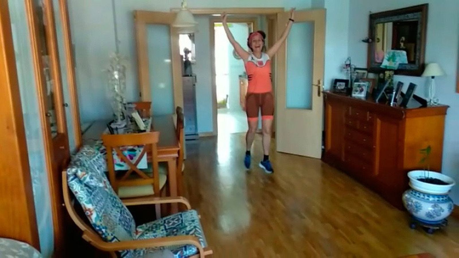 Corre en Leganés un maratón en cinco horas sin salir de casa