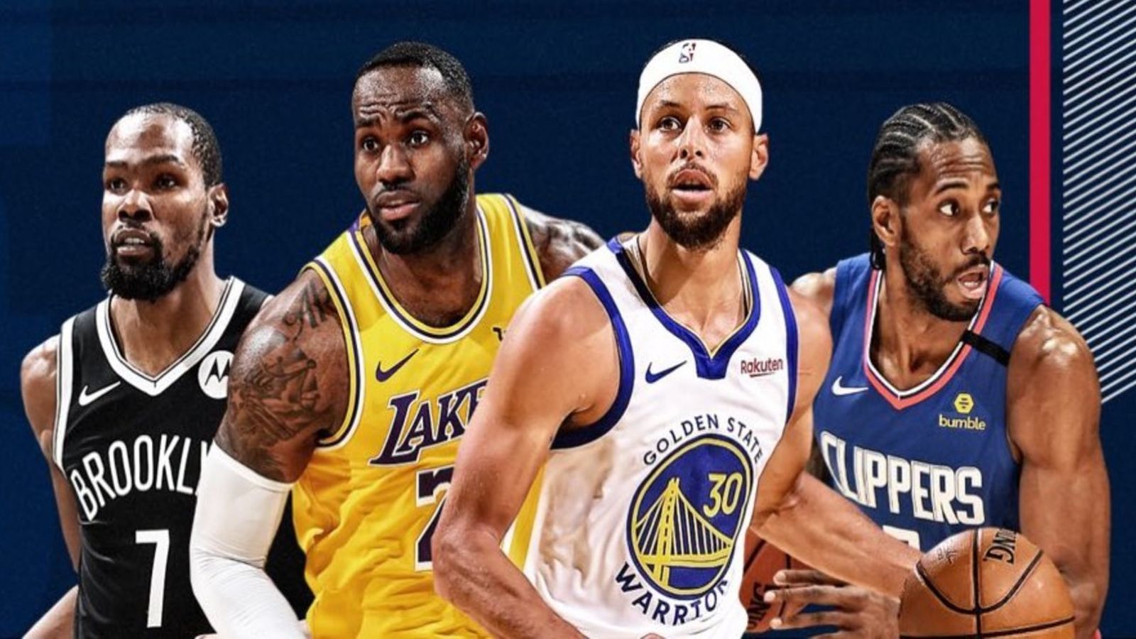 Las estrellas de la NBA