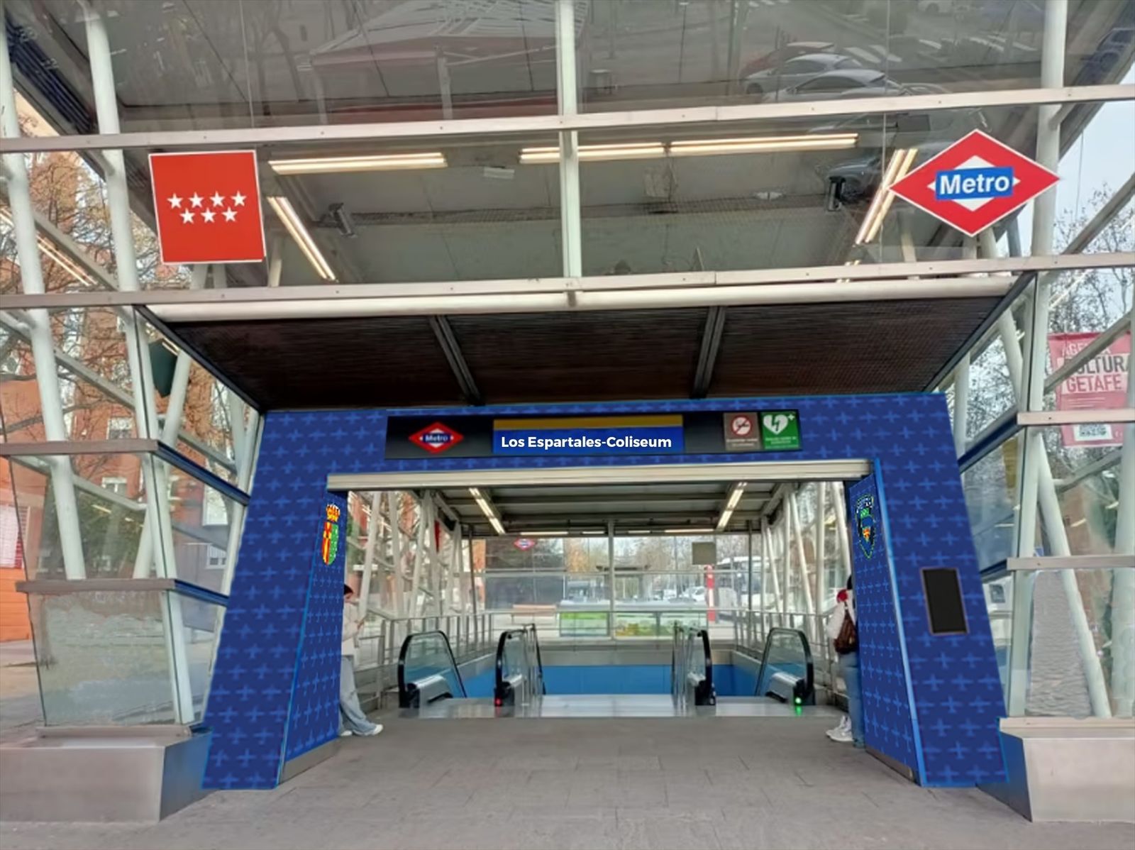 Estación de Los Espartales de la Línea 12 (Getafe)