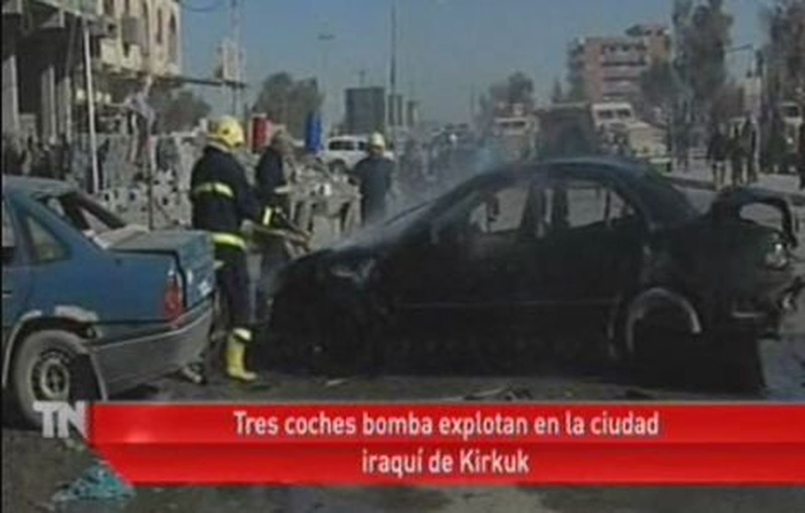 Vea la explosión en Kirkuk