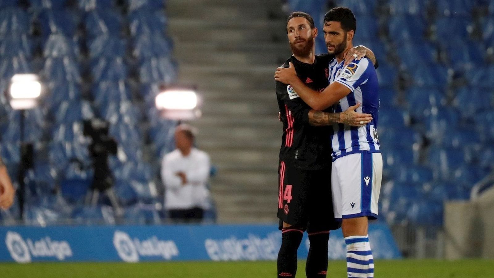 Sergio Ramos ante la Real Sociedad