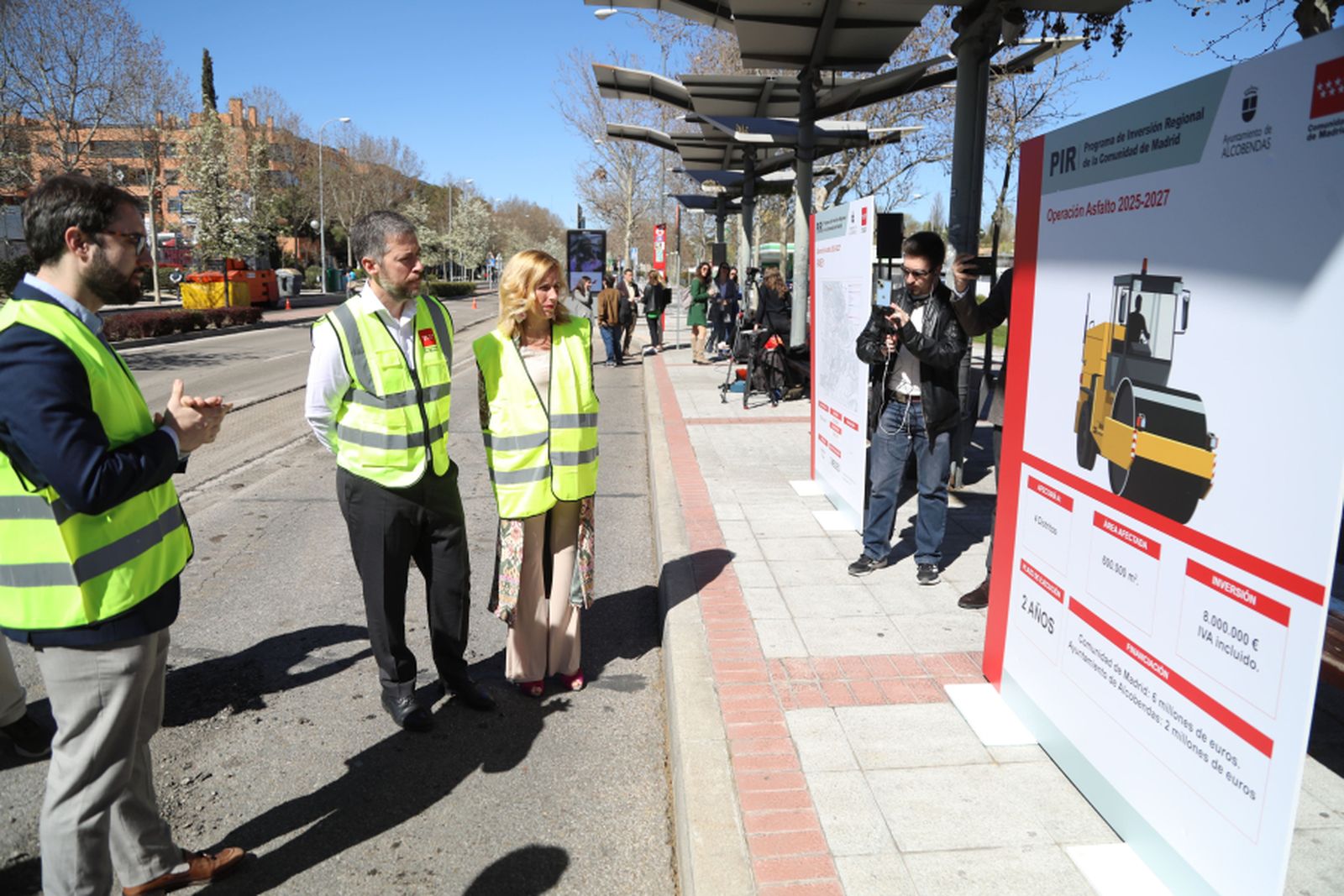 Presentación en Alcobendas de la operación asfalto