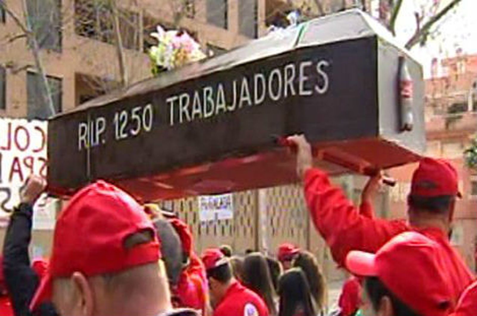Protestas ERE de Coca-Cola