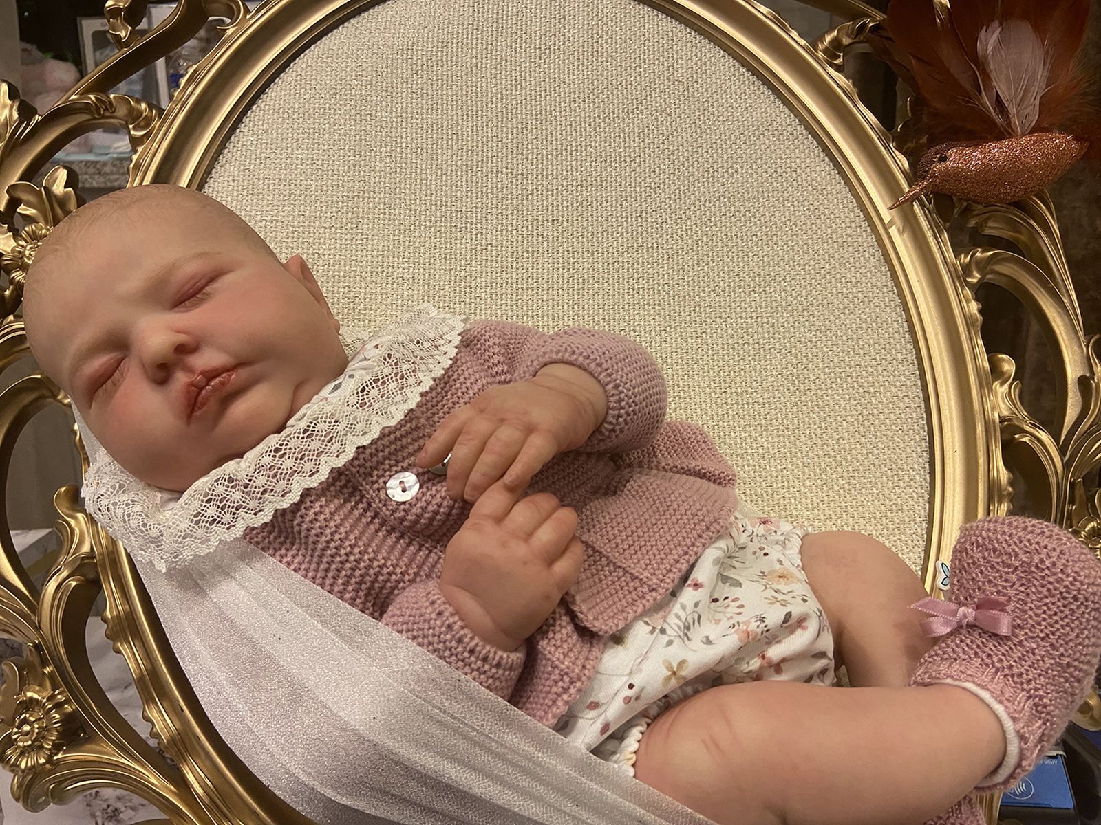 Un muñeco bebé hiperrealista de la feria Daris Reborn