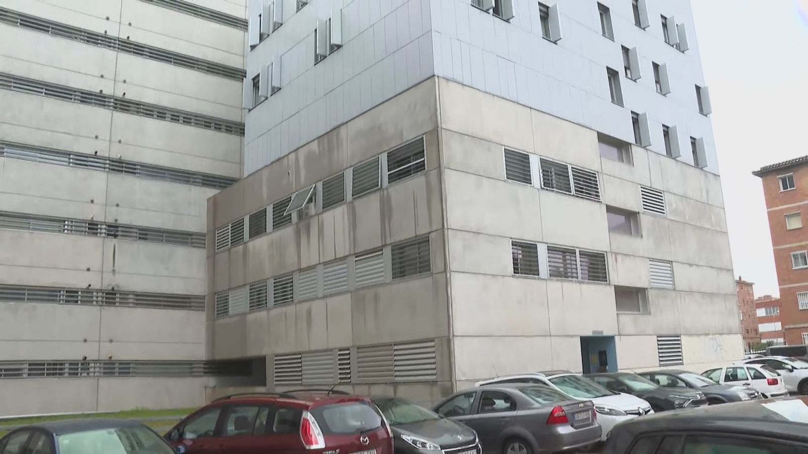 Edificio de la Calle Valle-Inclán afectado por la explosión de un transformador de Iberdrola