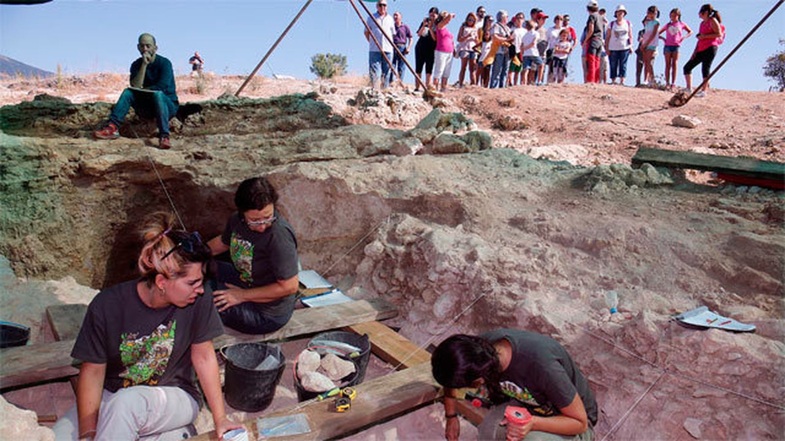 El parque arqueológico se inauguró en septiembre de 2015