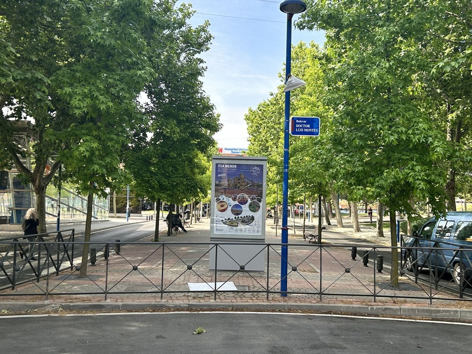 El bulevar Doctor Luis Montes, en Leganés