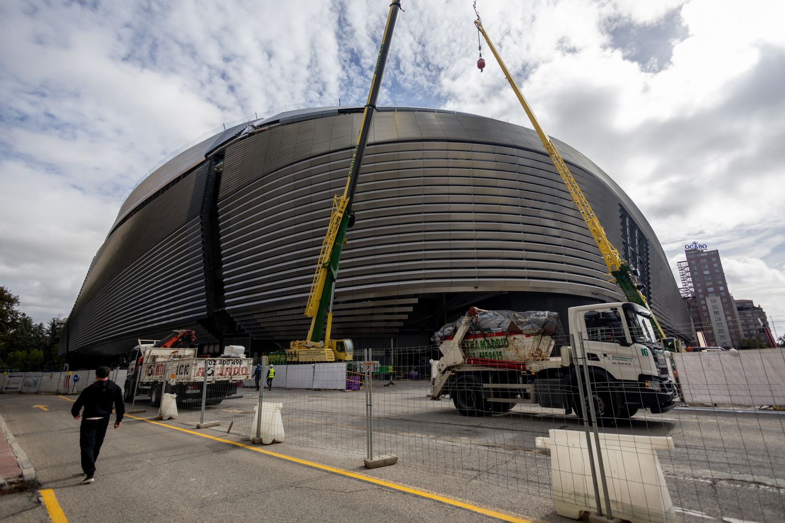Obras en el estadio Santiago Bernabéu