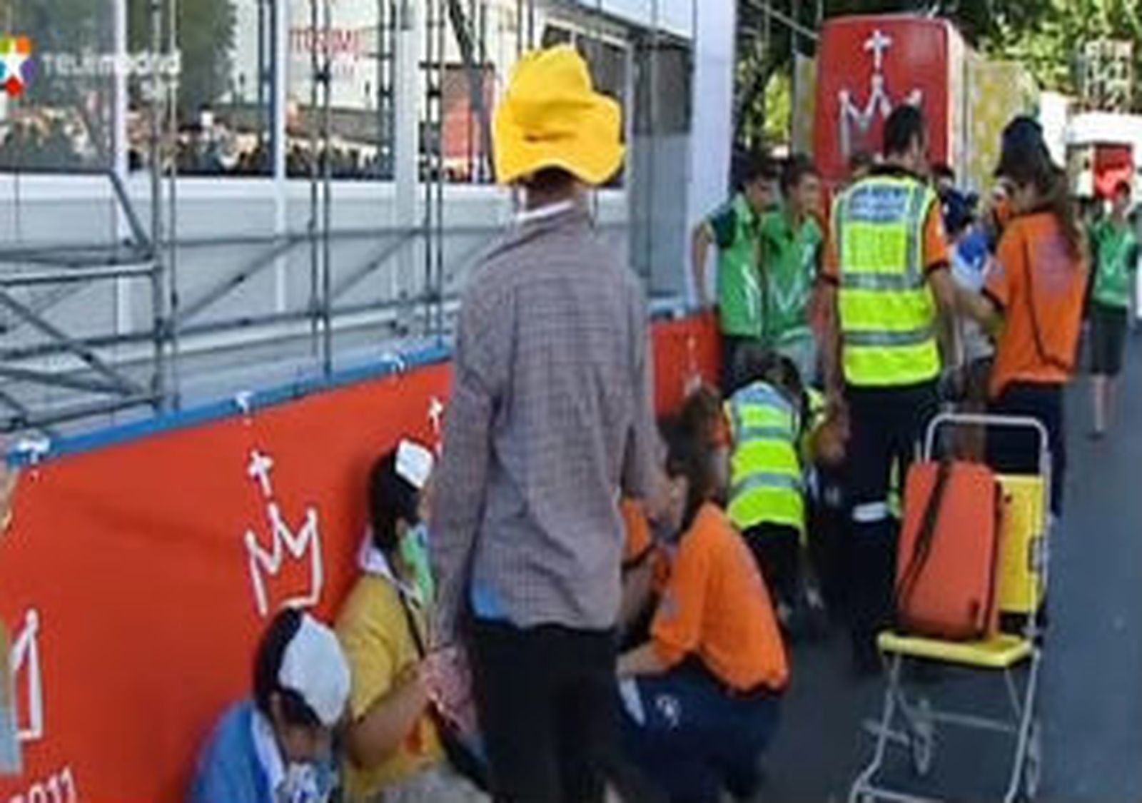El Samur bate su récord histórico al atender a más de 2.500 peregrinos en 24 horas