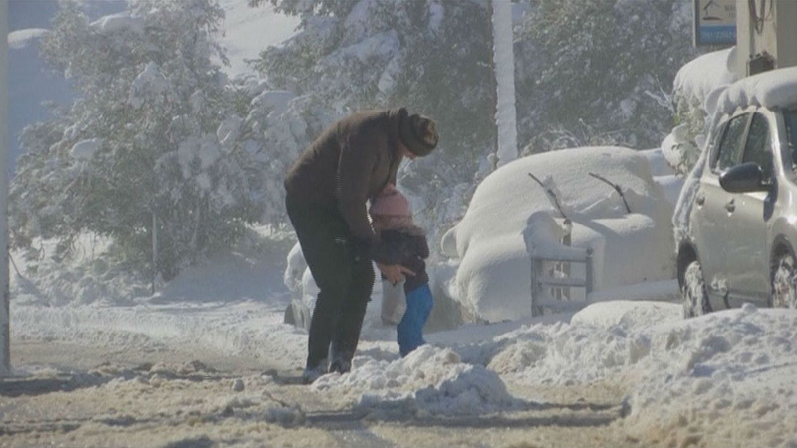 La ola de frío en Europa deja intensas nevadas