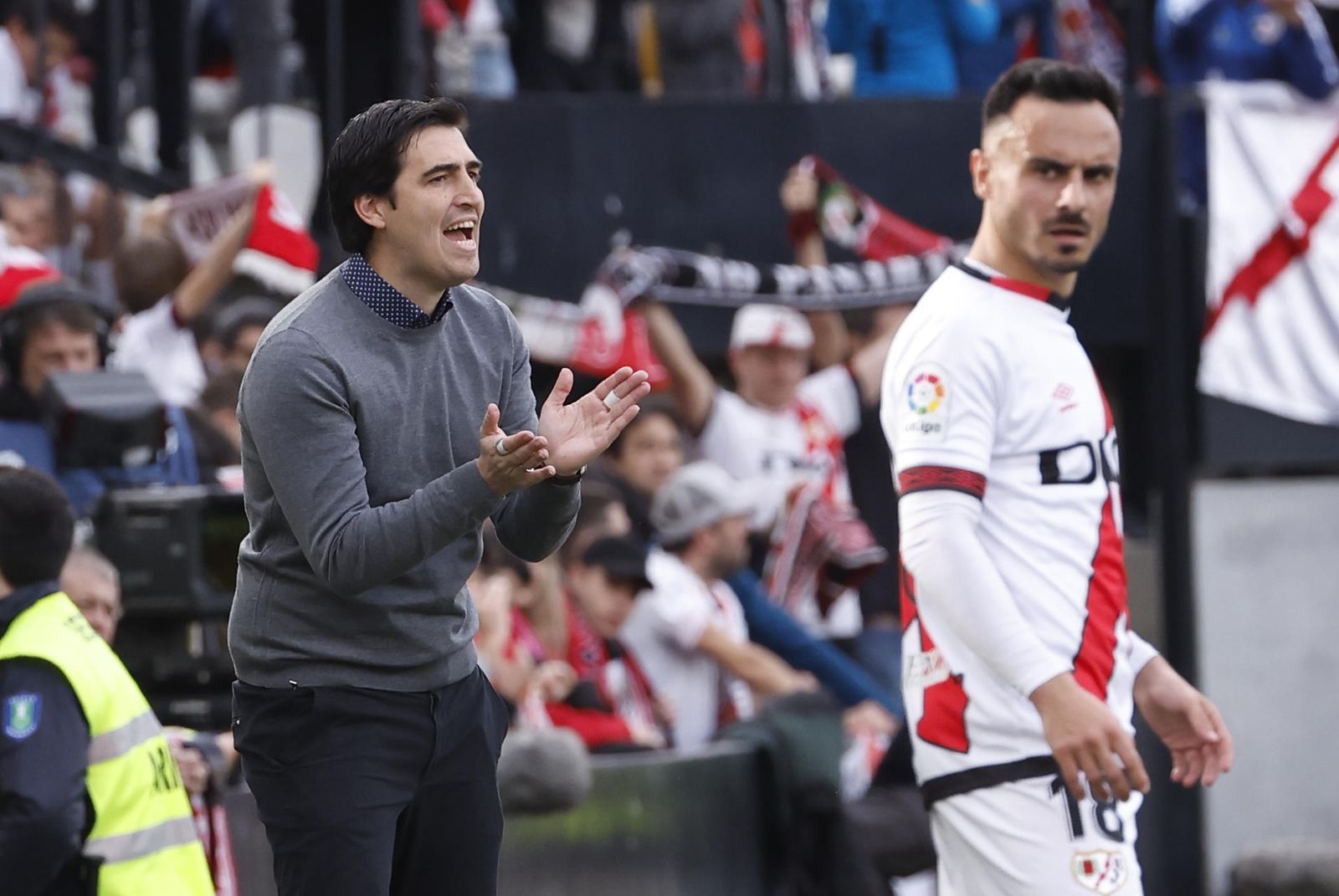 Andoni Iraola y Álvaro García