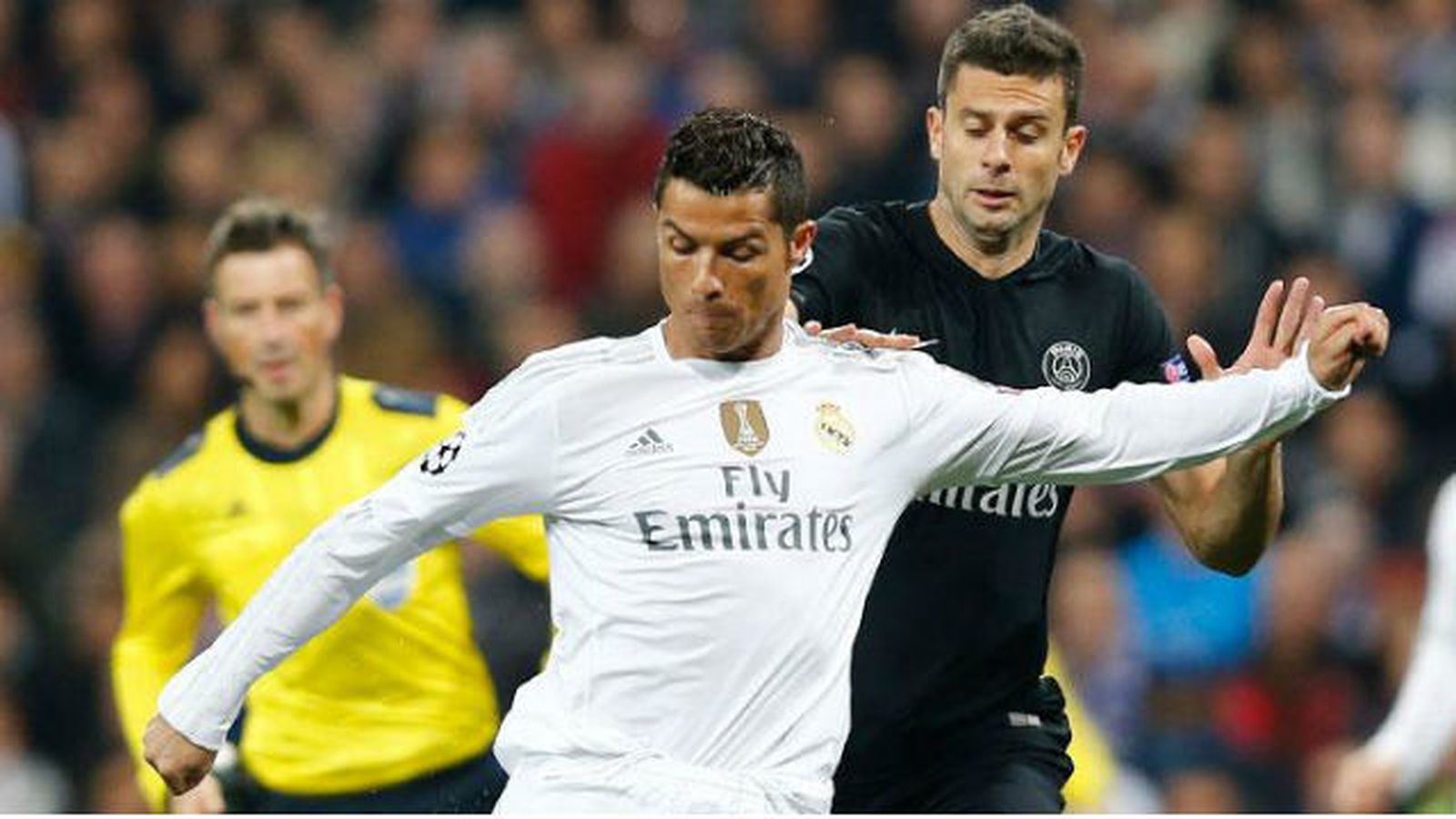 Los jugadores del PSG caliente la vuelta contra el Madrid