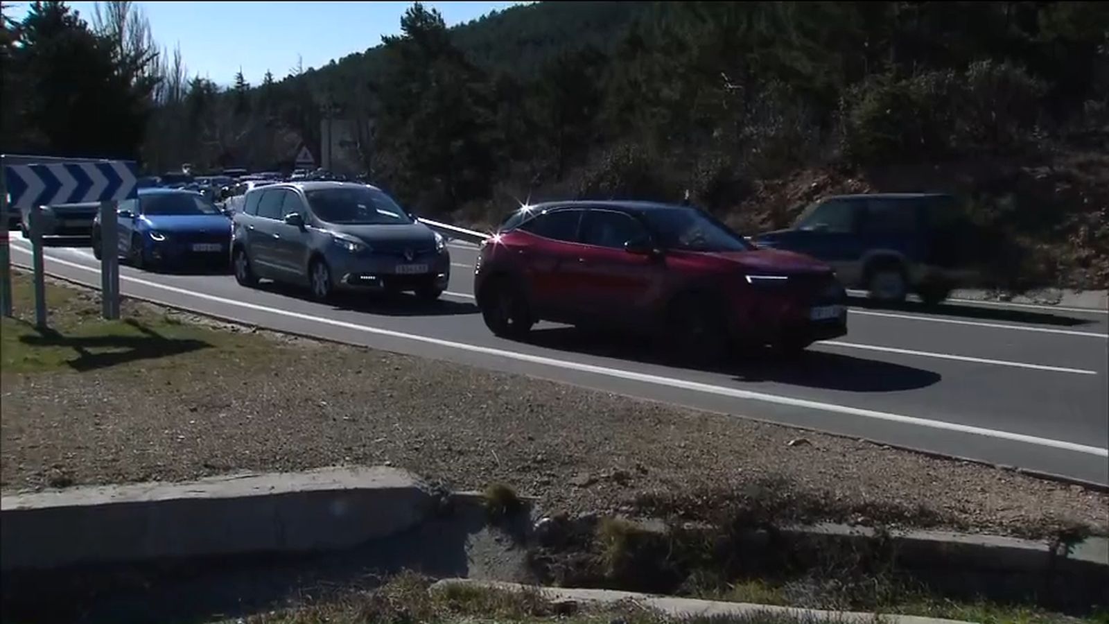 Atascos en la sierra