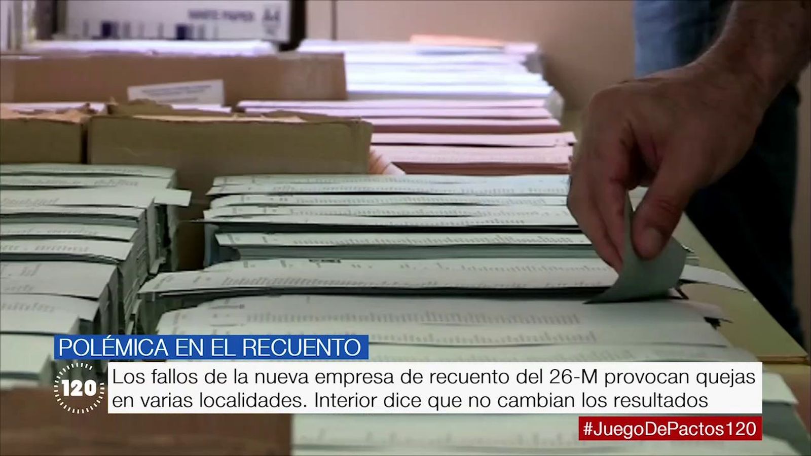 Interior confirma errores en la web del 26-M